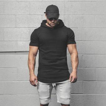 Quần Áo Tập Gym Thương Hiệu Áo Nỉ Mùa Thu Áo Hoodie Ngắn Tay Cho Nam Áo Nỉ Thể Thao Bộ Đồ Thể Thao Tập Luyện Áo Thun Cotton