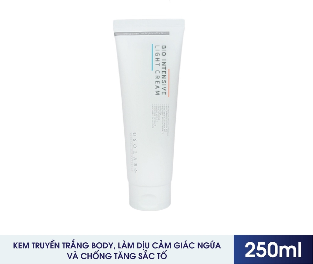 USOLAB - Kem dưỡng trắng da- nâng tone body -  Bio Intensive Light Cream 250ml