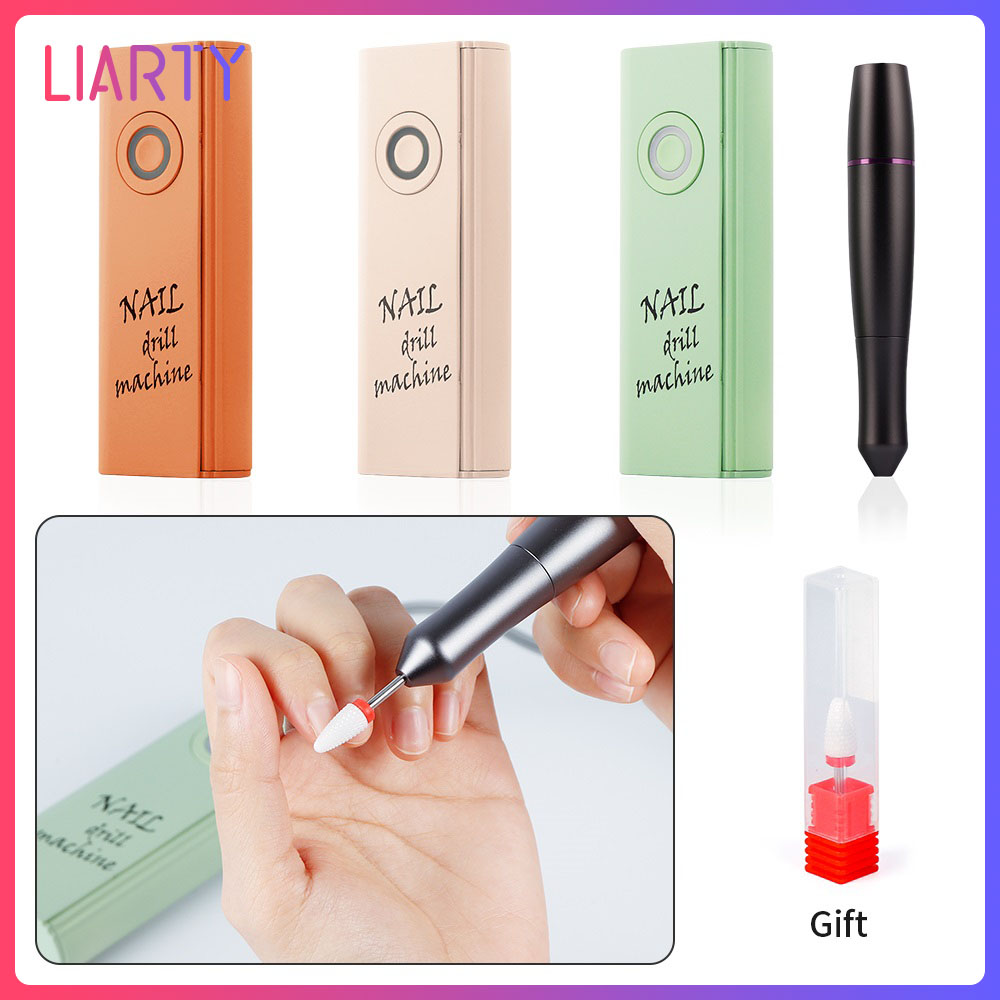 Gambar LIARTY 30000RPM 20W Portable Nail Drill Machine Nail File Polishing Manicure Pedicure Nail Device