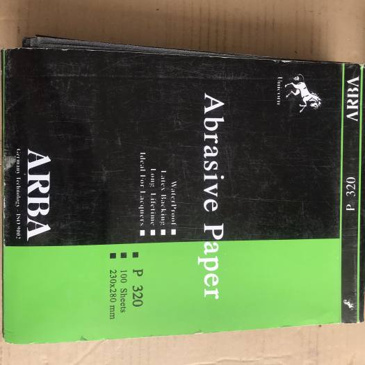 Giấy ráp | Giấy nhám độ mịn 100 - 120 - 150 - 320 - 400 - 800 - 1000 nhập khẩu Đức
