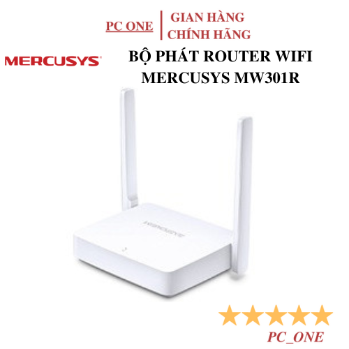 Bộ phát wifi 2 râu mercusys mw301r chuẩn n tốc độ 300mbps - hàng chính hãng