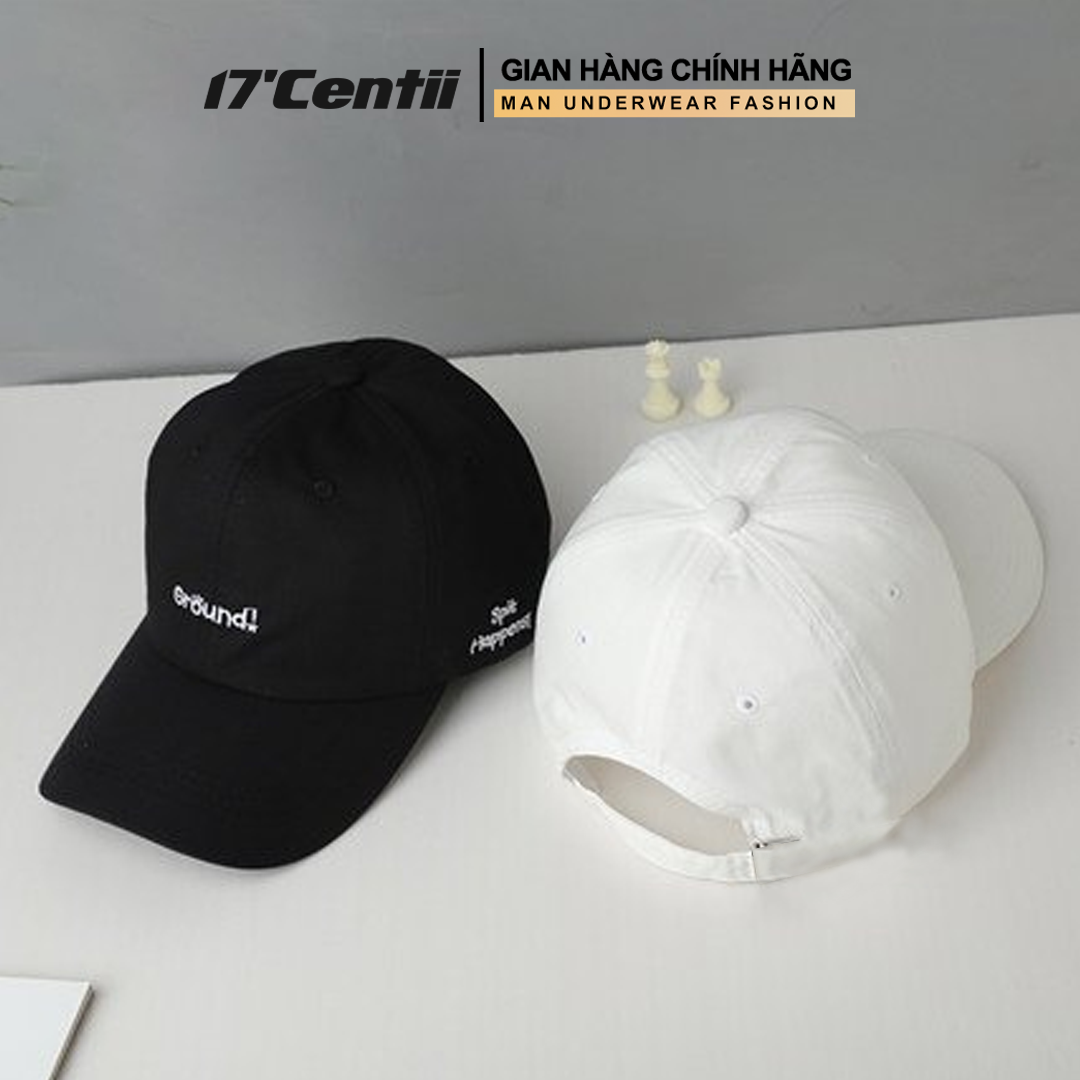 Nón Kết Nam Nữ - Mũ Lưỡi TraiThêu Chữ Ground Hot Trend- Ricoman