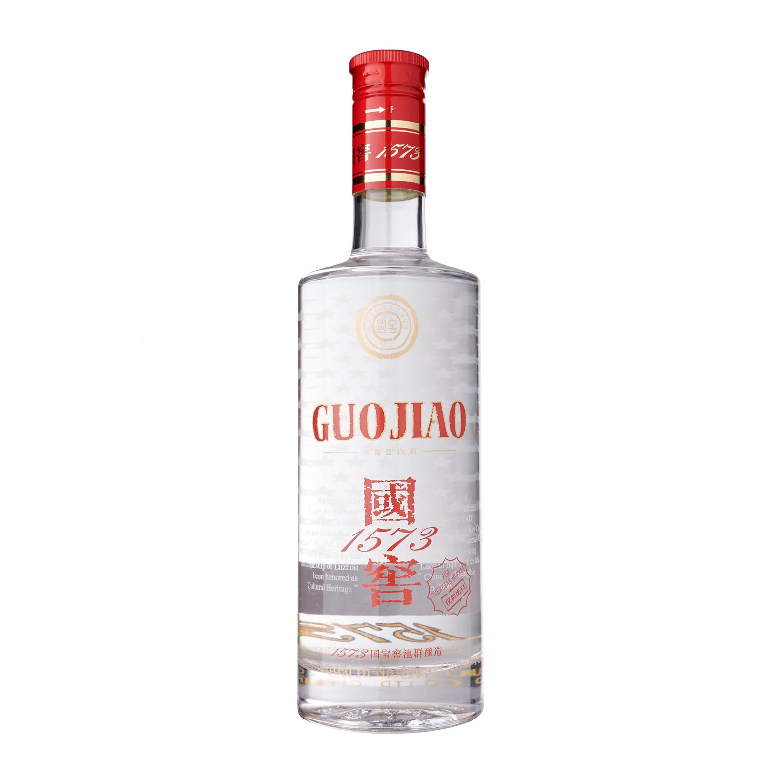 Guo Jiao 1573 - National Cellar Baijiu 375Ml Gift Set With Glasses 