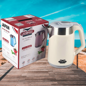 Ấm Đun Nước Siêu Tốc Cực Nhanh Cao Cấp LADOMAX HA-886 ( Xanh - Hồng ) Điện áp 220V - Công suất 1500W - Dung tích 2.3L