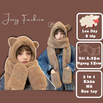 COMBO MŨ LEN KÈM KHĂN QUÀNG CỔ CẢ SÉT MŨ LEN KHĂN LEN NAM NŨ KHĂN LEN MŨ LEN HANG QUỐC