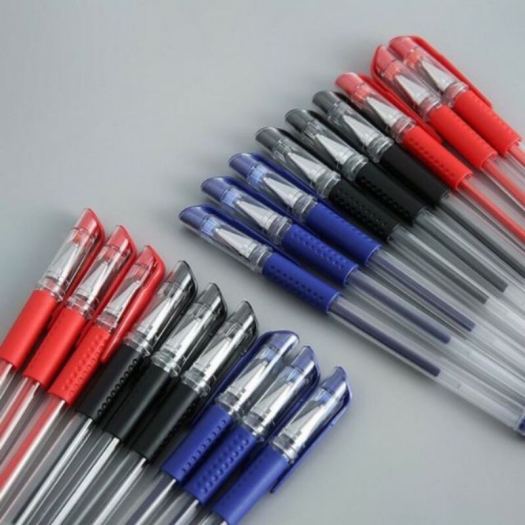 SET 10 bút bi mực nước màu xanh, đen