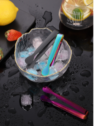 Kẹp gắp đá, lật thức ăn mini bằng inox nhỏ gọn lại rất tiện dụng - Gắp đá inox mini nhỏ gọn tiện dụng - dụng cụ gắp đá quày bar - kẹp gắp đá du lịch - kep gap da mini - kep gap do an