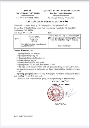 Dầu Chùm Ngây Moringa D3