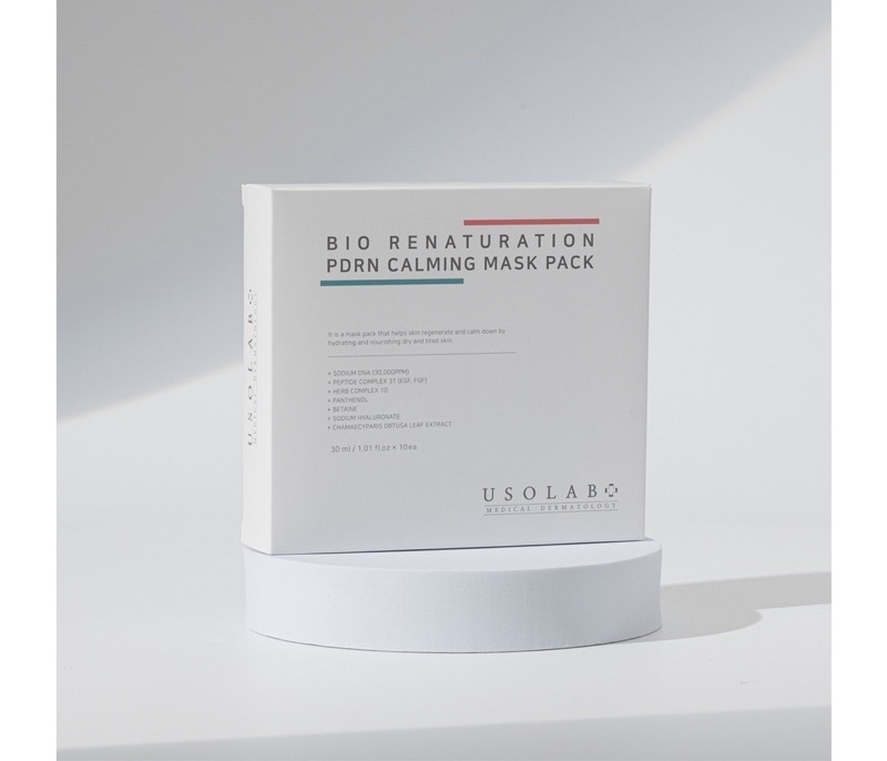 Usolab mặt nạ tái tạo da, làm dịu da- pdrn mask dna bào thai cá hồi