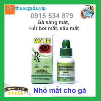 nhỏ mắt gà đá, bọt mắt, sán mắt Oxy rid Philippines