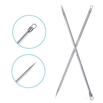 Bộ 4 Cây Nặn Mụn Inox cao cấp 2 đầu