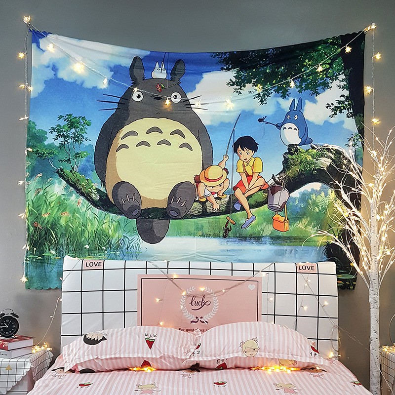 Tranh vải ( Miễn Ship ) Tranh vải decor trang trí phòng, tường siêu đẹp mẫu Toroto ( Tặng móc treo )