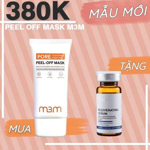 Siêu phẩm mặt nạ màng tế bào sinh học - Peel Off Mask M3M 30ml - Tặng Tinh Chất M3M 10ml