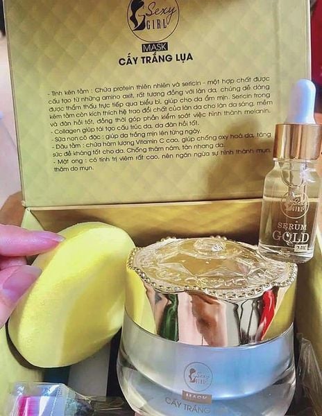 Cấy trắng lụa nano collagen - spa tại nhà