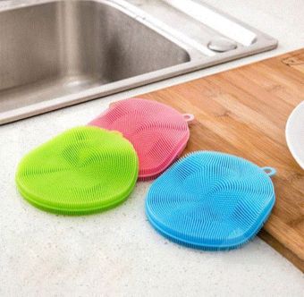 Miếng rửa chén bát bằng silicon dẻo dai
