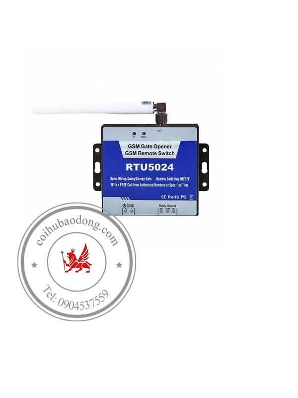 Bộ điều khiển thiết bị từ xa bằng sim điện thoại 1 kênh RTU 5024
