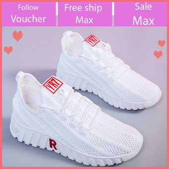 Giày sneaker thể thao nữ hàn quốc buộc dây siêu nhẹ V254