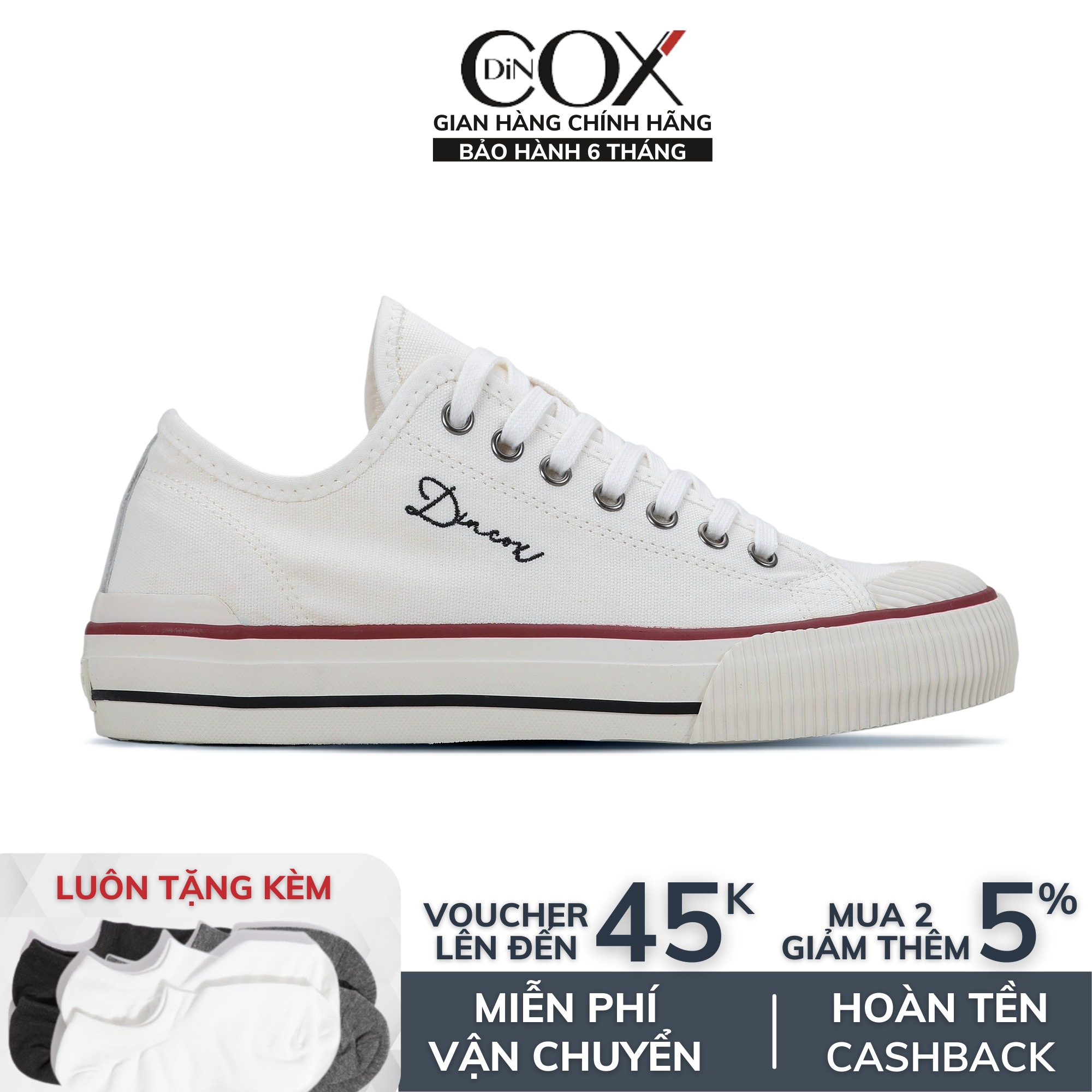 Giày thể thao Nam Nữ chính hãng DINCOX Shoes - D21