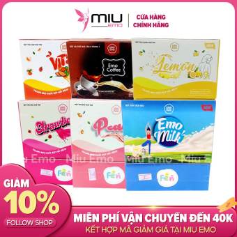 COMBO 5 HỘP NƯỚC ÉP TRÁI CÂY NGẪU NHIÊN EMOSLIM GIẢM CÂN SIÊU TỐC