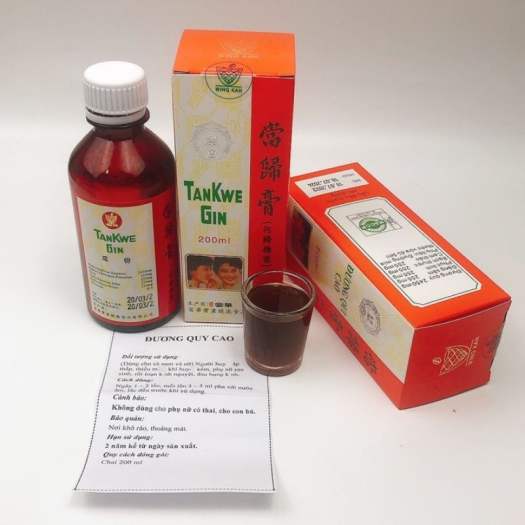 FREESHIP_ Đương Quy Cao – T.an K.w.e G.in Siro 200ML_Thảo Dược Thiên Nhiên 123