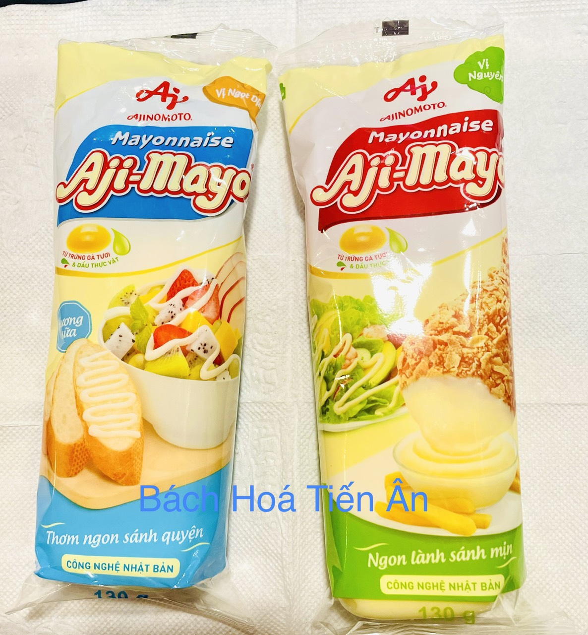 Sốt mayonnaise Aji-mayo Ajinomoto chua béo chai 130g