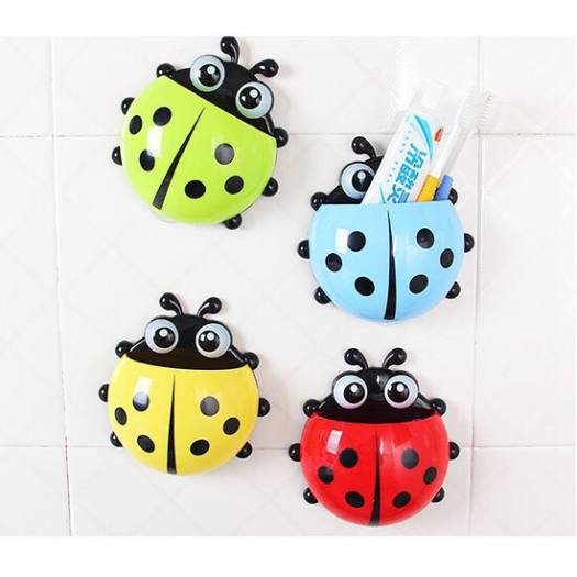 Hộp để bàn chải và kem đánh răng Con bọ để bàn chải đánh răng, con bọ treo tường nhà tắm