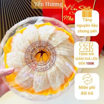 Tổ yến sào tinh chế sợi ngắn đắp 1 mặt sợi dài cao cấp YẾN HƯƠNG YẾN SÀO NHA TRANG Khánh Hòa 100gr