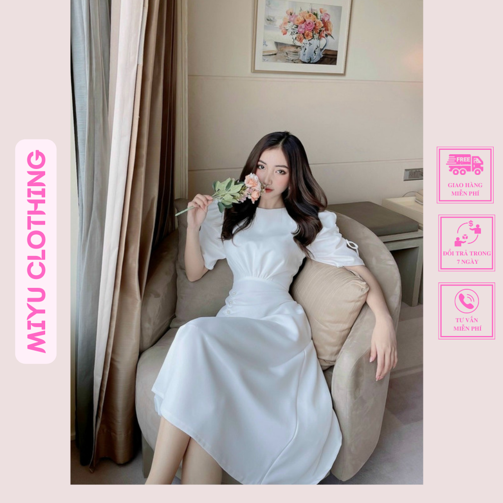 váy tay bồng giá tốt Tháng 5 2023 ĐầmVáy  Mua ngay Thời Trang Nữ   Shopee Việt Nam