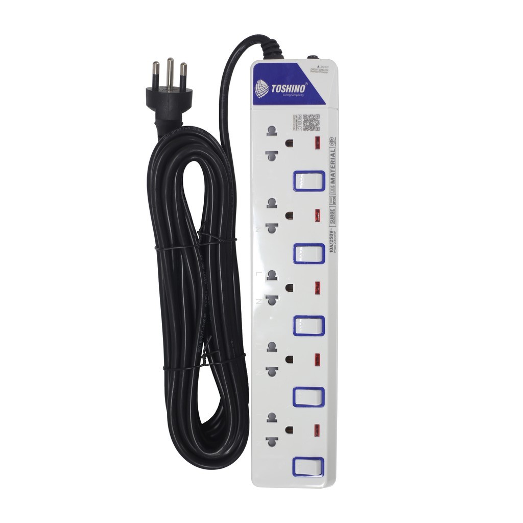 Chống Sét-Ổ cắm cao cấp chống sét,chống cháy cao cấp Toshino ET915