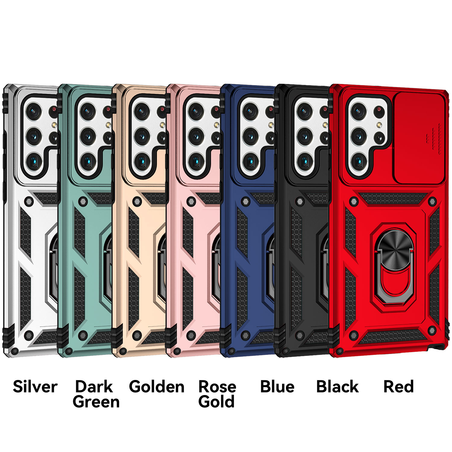 Shop Generic Galaxy S22 Ultra 5G Case, Heavy Duty Protective Case With