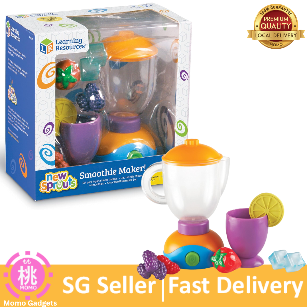 Learning Resources New Sprouts Smoothie Maker!, 9 Pieces, Ages 2+