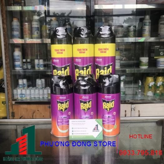 Bình xịt muỗi RAID 600ml -700ml
