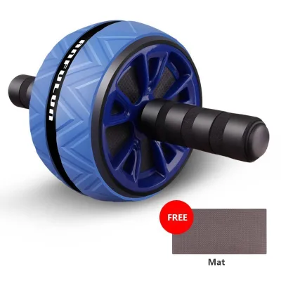 Widened UpgradedAbs Wheel Exercise Gym Roller Abdominal Core Fitness Muscle Trainer Ab Roller + Non-Slip Mat (4)