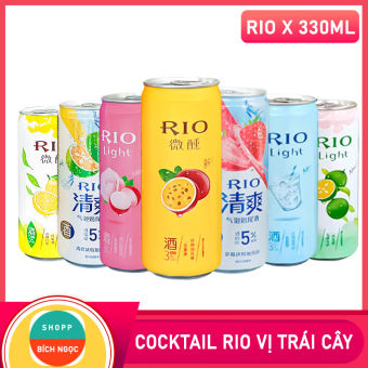 Rio hoa quả lên men nhiều vị - Cocktail hoa quả lon 330ml