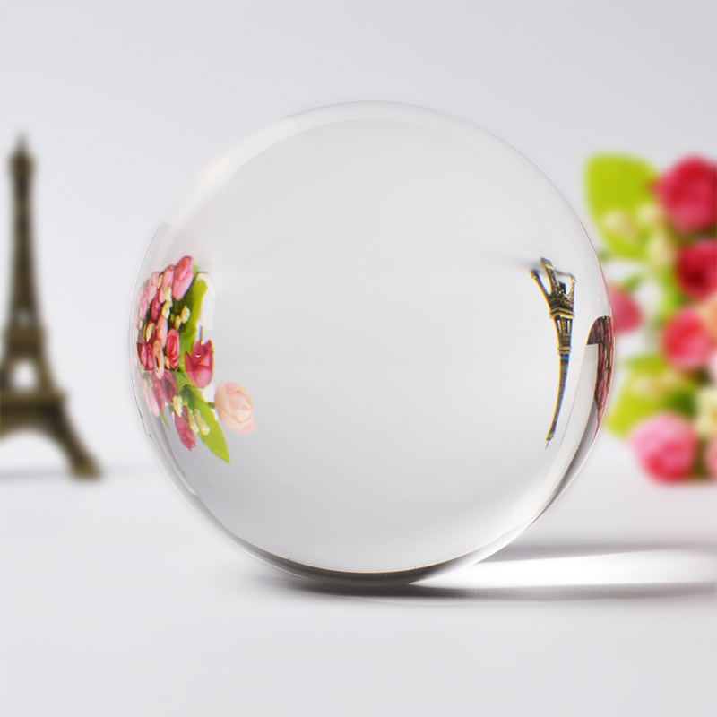 Quả cầu thủy tinh - quả cầu phong thủy 9cm