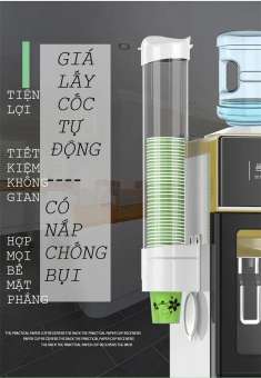 Giá đựng ly giấy loại 1 ngăn tự động