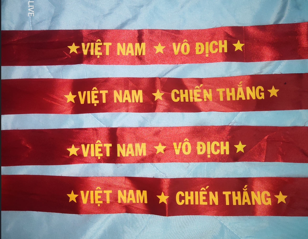 Sticker / Băng rôn cổ vũ Việt Nam