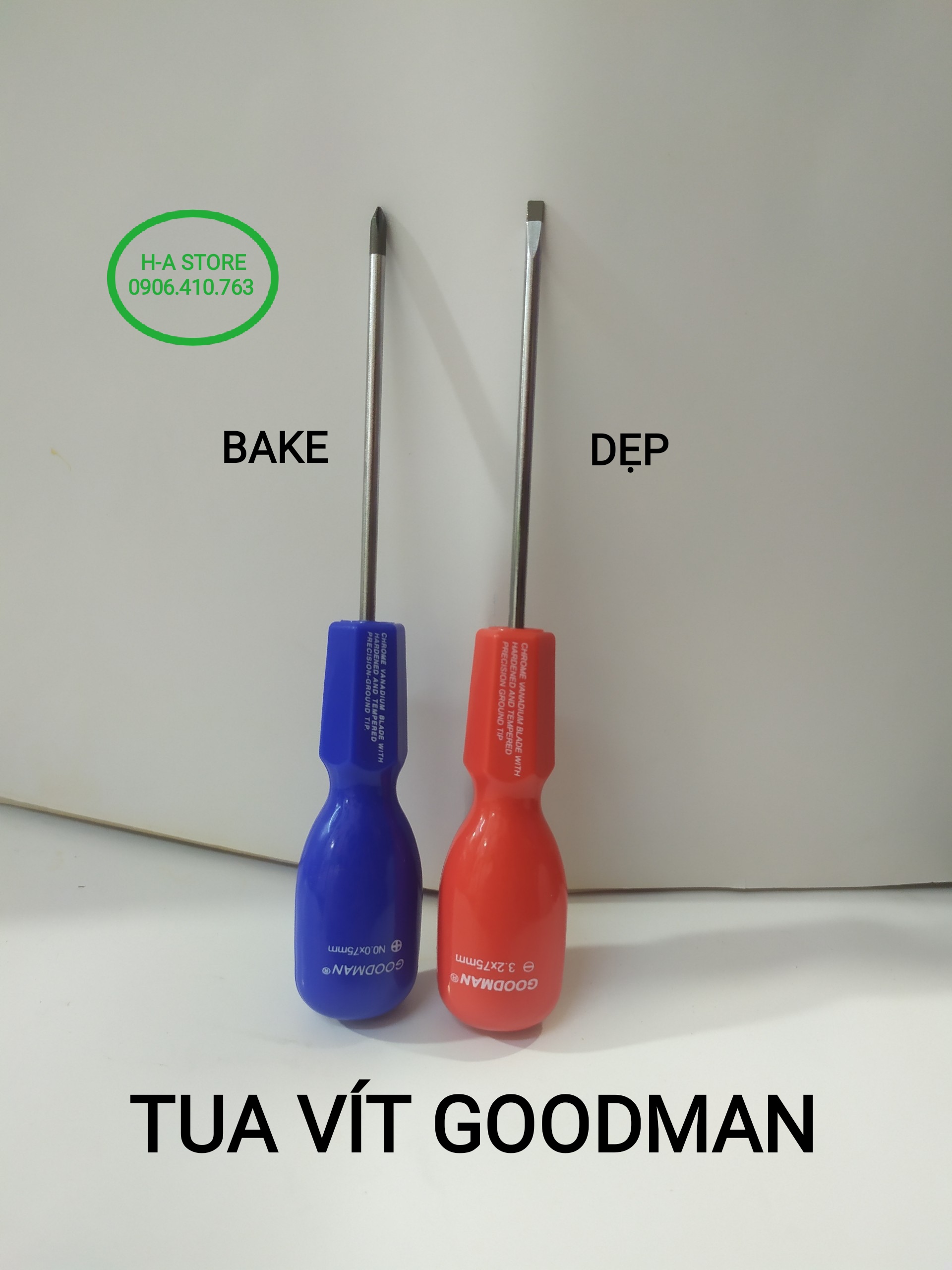 Tua vít bake / dẹp Goodman nhiều kích thước