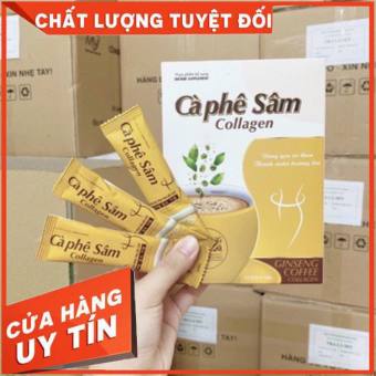 Hộp 12 Gói Cà Phê Sâm Collagen Đẹp Da , Giữ Dáng , Hỗ Trợ Giảm Cân Hiệu Quả