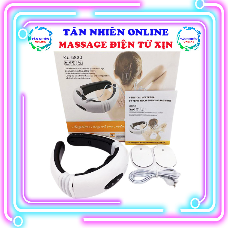 Đai Massage cổ KL5830 giảm đau nhức hiệu quả- Giup bạn xua tan cơn mệt mọi, máy massage, Tân Nhiên Online