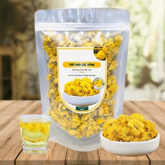 Trà hoa cúc vàng gói 100g (tặng 2 gói trà dưỡng nhan quý phi khi mua 100g)