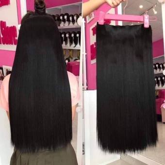 tóc giả kẹp phím duỗi thẳng