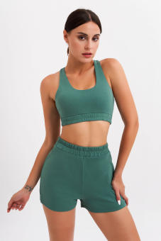 Set Bộ Đồ Tập Thể Thao Thun Nỉ Quần Đùi Áo Ba Lổ Thun Quảng Châu WX202155