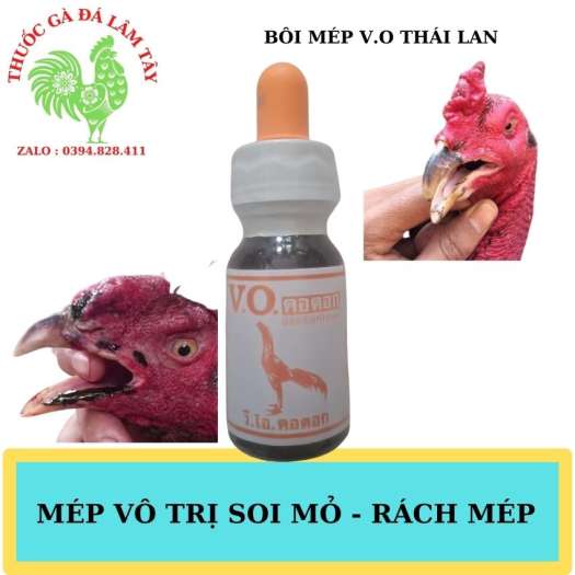 VO - Điều trị gà đá bị kén mép , rách mép , gà soi bội(1 lọ / 15ml)
