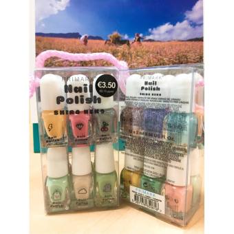 Set 12 màu sơn móng tay Pháp/UK cực kì an toàn cho bé