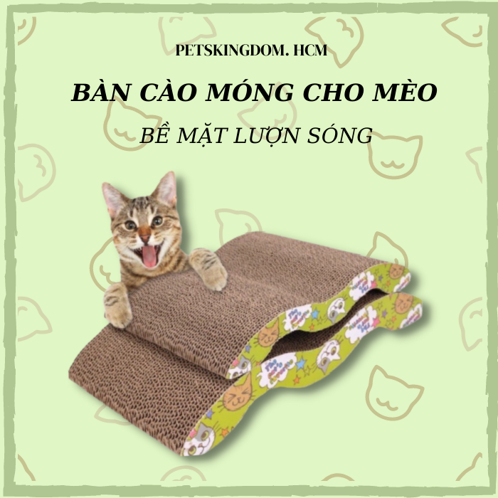Bàn cào móng lượn sóng cho mèo Bàn cào móng lượn sóng cho mèo