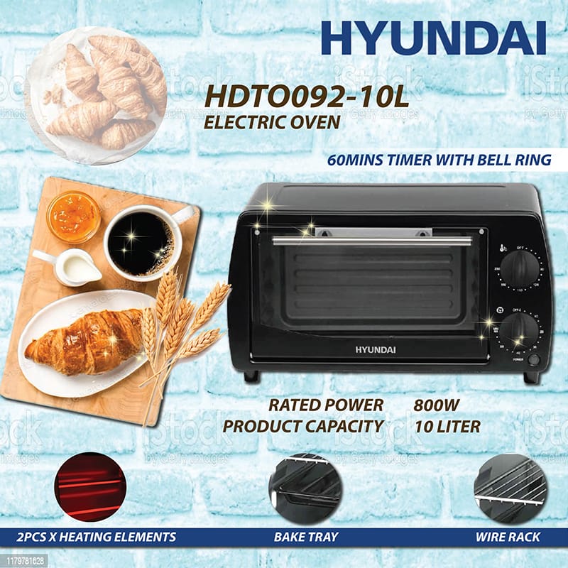 Electric Oven Hyundai HDTO092 10Liter