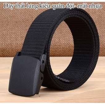 Dây thắt lưng thời trang chiến thuật mặt nhựa