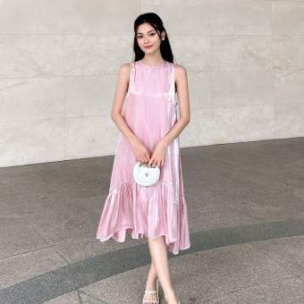 JOVEN Đầm Dài Đuôi Cá Nhiều Màu Trẻ Trung Nữ Tính