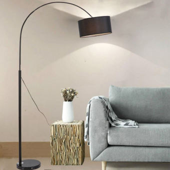 Đèn Cây Phòng Khách D460 - Đèn Đứng Dáng Cong Cần Câu - Đèn Cây Đứng Trang Trí Nội Thất Phong Cách Minimalism.